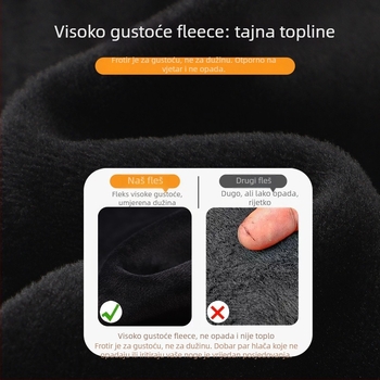 Džinsice s flisom, visoki pojas, šire nogavice bootcut, debeli za zimu 2025