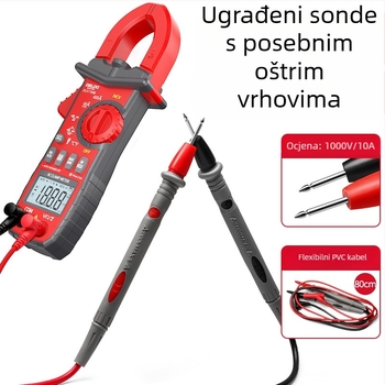 Delixi 1708A clamp meter – Potpuno automatsko mjerenje napona AC/DC