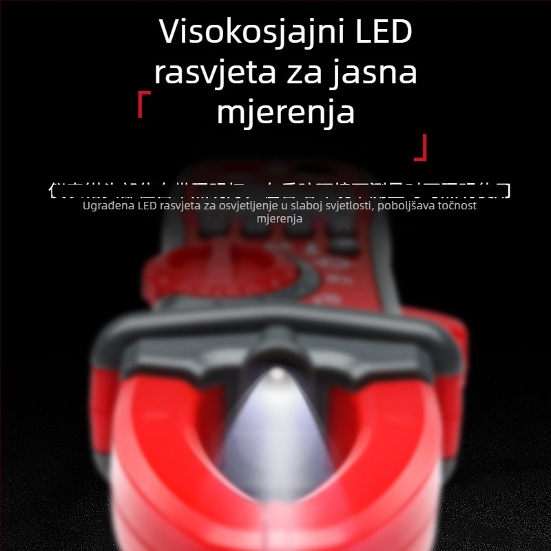 Delixi 1708A clamp meter – Potpuno automatsko mjerenje napona AC/DC