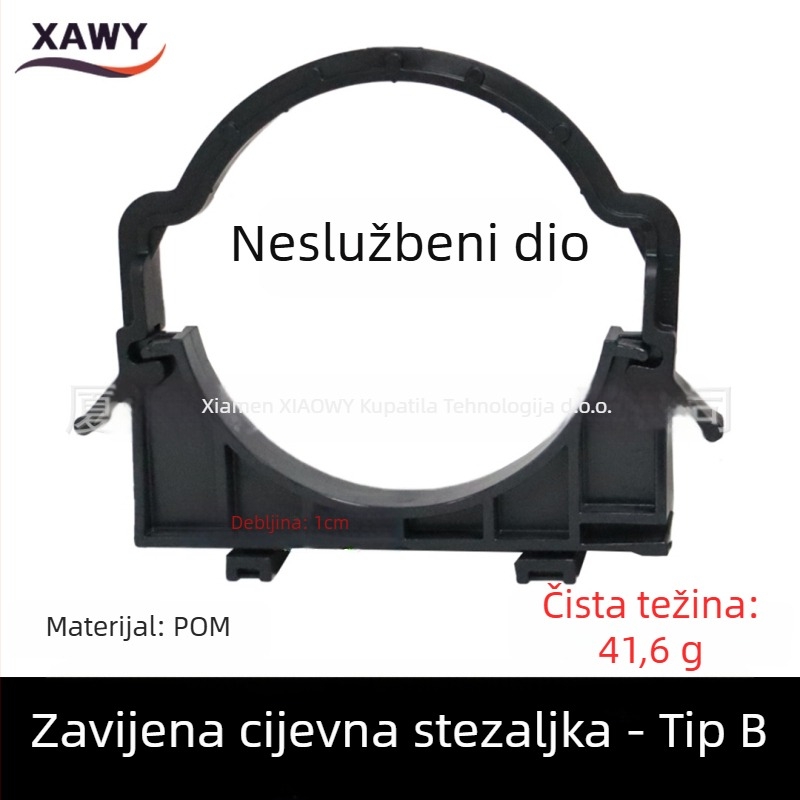 Set spojnih dijelova za skriveni spremnik vode i zidnu WC školjku – PVC, silikon, PE; za odvodnjavanje; oblikovan