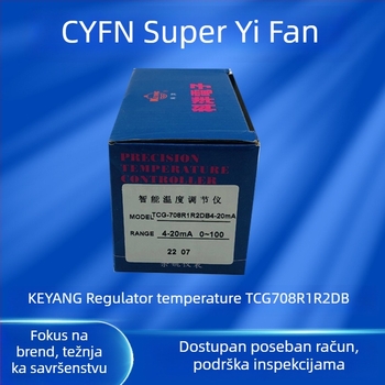 KEYANG digitalni temperaturni regulator TCG-708R1R2DB, panelna montaža, 220V AC, model LRN08N