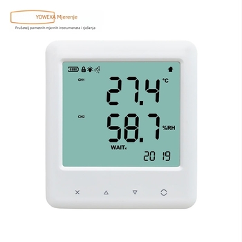 Termohigrometar Yem-20/20L s velikim digitalnim zaslonom za precizno unutarnje praćenje okoliša, uključujući mjerenje temperature i vlage; radi na 3 AAA baterije; pogodan za trgovačke centre, bolnice, restorane, škole i domove.