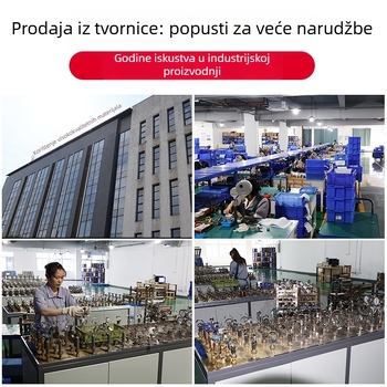 Manometar Bourdon cijev, raspon mjerenja 0-0.1 MPa, preciznost 1.6, navojno spoj, radna temperatura -40 do 70 °C, marka Chuan Yi