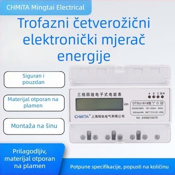 Trofazni elektronički mjerni uređaj s četiri žice, 3VA1, kompatibilan s višefunkcijskim mjeračem napona, struje i snage