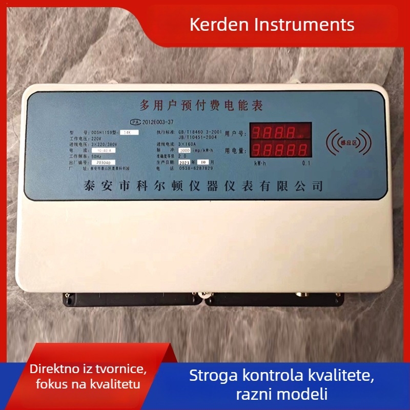 Colton Pretplaćeni mjerni sustav energije za više korisnika s centraliziranom instalacijom, visoka preciznost, daljinsko upravljanje