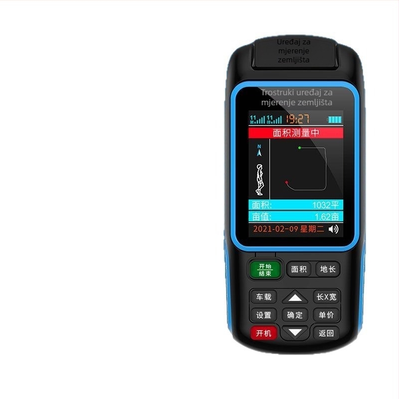 Ručni GPS uređaj za mjerenje zemljišne površine – visoka preciznost za hektare, pogodan za kombajne i vozila; Marka: Yao qing; Podrijetlo: Kina
