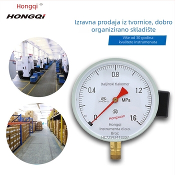 Tlakomjer s daljinskim prijenosom YTZ-150, točnost 1,6, priključak M20×1,5, nominalni promjer 150