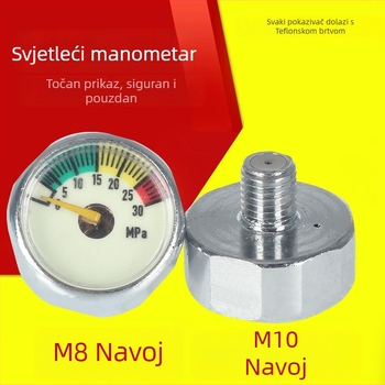 Digitalni manometar | raspon mjerenja 0–40 MPa | točnost 2,5 | navojno priključak | temperatura okoline 0–50°C