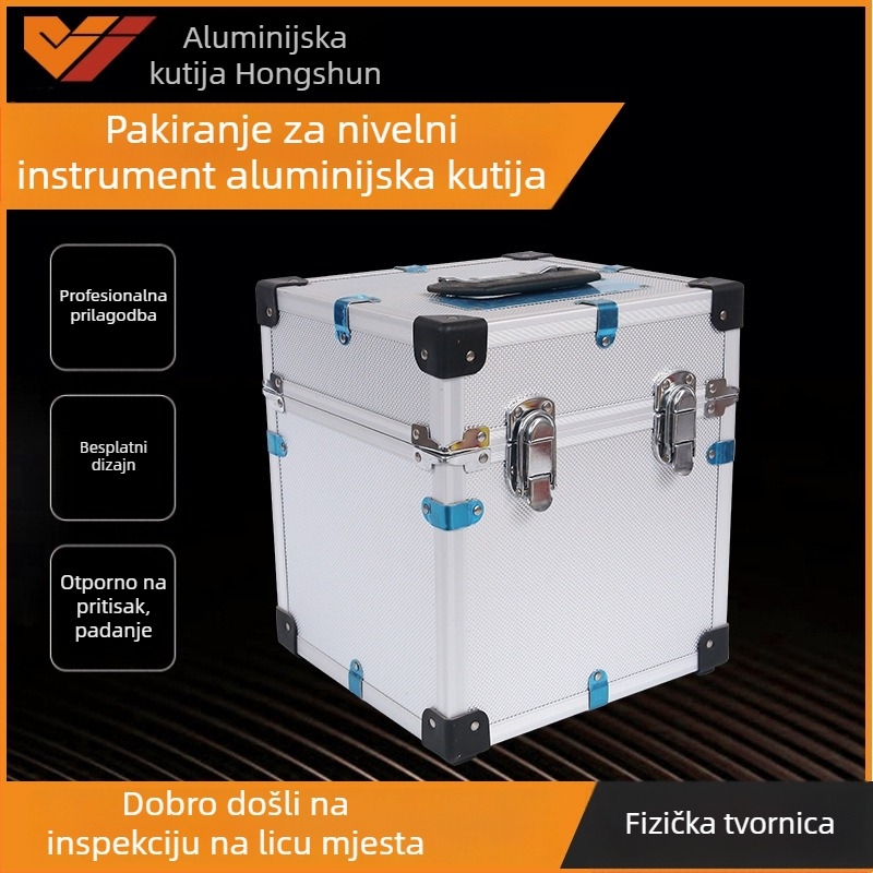 Letna kutija od aluminijske legure za opremu – okvir od aluminijske legure, stil kutije alata, nosivost 15 kg