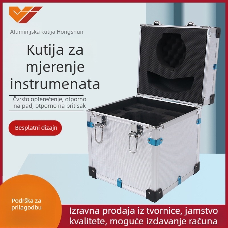 Letna kutija od aluminijske legure za opremu – okvir od aluminijske legure, stil kutije alata, nosivost 15 kg