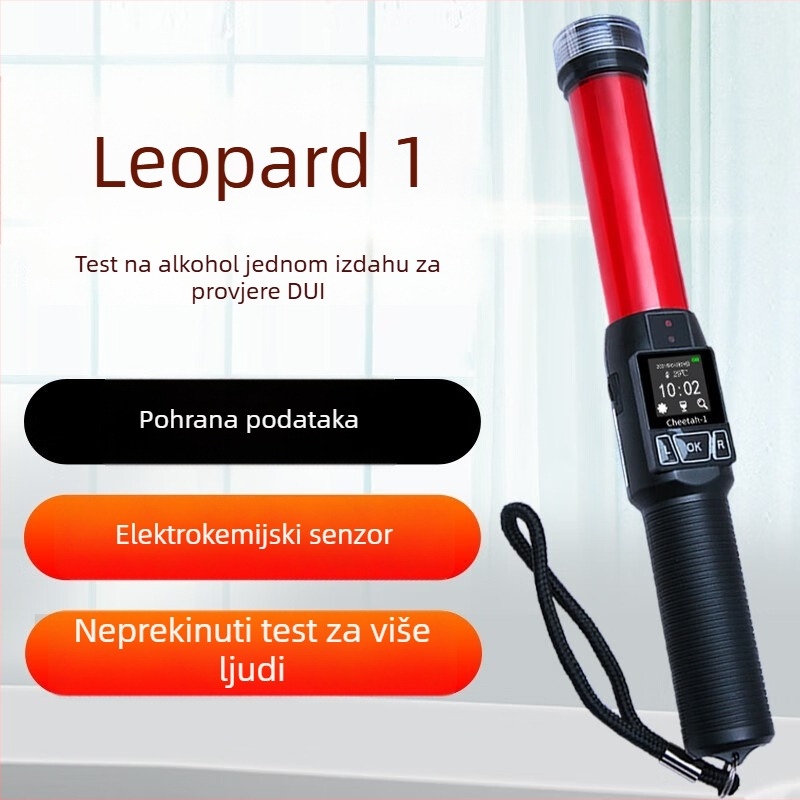 Alkoholni dah tester Keyun, model Cheetah 1, visoka osjetljivost, brzi pregled, mogućnost prilagodbe