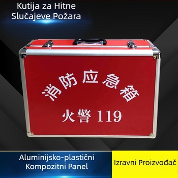 HW119 Kutija za hitne slučajeve požara, tvrdi kućište od aluminijske legure – nosivost 5–20 kg, kutija opreme za gašenje požara
