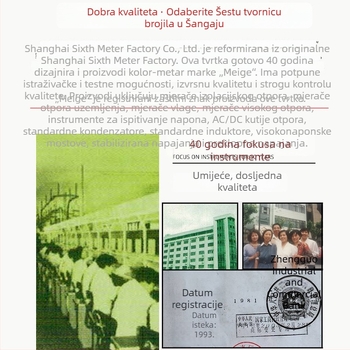 Meg brand ZC-8 mjerač otpora uzemljenja, ručni pogon, zaštita od oluje