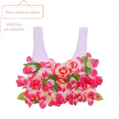 Suteren od kokosovih ljuskica i set hula suknje za etnički ples, unisex, Chenille-Spandex smjesina, proljeće 2025