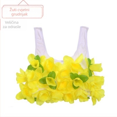 Suteren od kokosovih ljuskica i set hula suknje za etnički ples, unisex, Chenille-Spandex smjesina, proljeće 2025