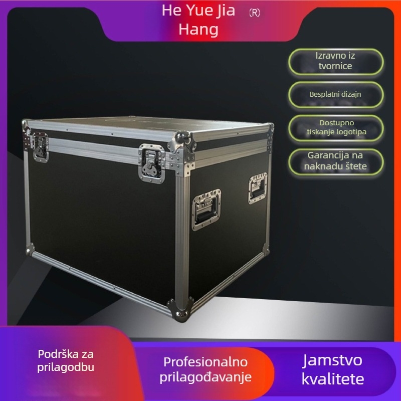 Aluminijski kofer za instrumente i opremu, otporan na udarce, vojno-razina, s kotačićima; nosivost 200 kg; okvir od aluminijske legure; porijeklo: Cangzhou, Hebei