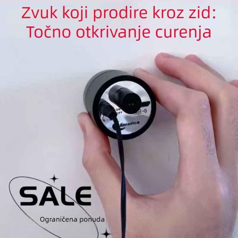 Bežični akustični detektor curenja vode za zidove i cijevi (Model: Zadani predmet; Šifra proizvoda: A2nqbp5f; Težina: 0,07 kg; Pogodno za popravak cijevi)