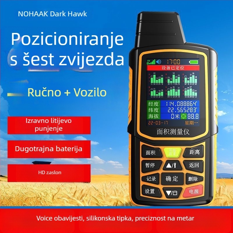 Uređaj za mjerenje poljoprivrednog zemljišta — visoka preciznost, ručni i vozilom montirani mjerni instrument, mjeri površine (Kod proizvoda: 4653645345634563)