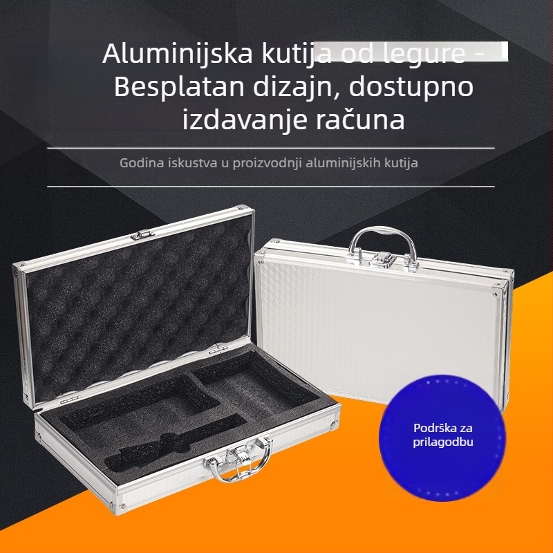 Kutija za alate od aluminijske legure s aluminijskim okvirom i MDF dnom — Jinfuda, kutija za alate, prijenosni skladišni prostor