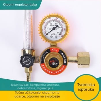 Diafragmatski mjerni tlak, otporan na udarce; Model: Otporan na udarce reduktor tlaka kisika; Izlazni tlak: 2.5