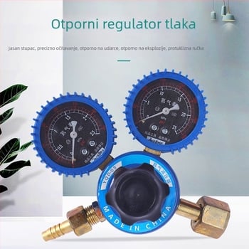 Diafragmatski mjerni tlak, otporan na udarce; Model: Otporan na udarce reduktor tlaka kisika; Izlazni tlak: 2.5