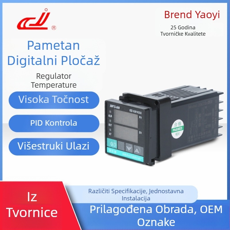 XMTG-608 serija digitalni regulator temperature s digitalnim zaslonom, 220V, marka Yao Yi