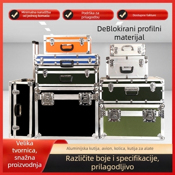 Prilagođeni flight case s aluminijskim okvirom, vatrootporna ploča i EVA oblogom