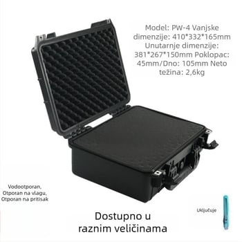PW serija plastična kutija za alat — prijenosna vodootporna sigurnosna kutija s PP smolom, nosivost 1000 kg