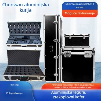 Letni kovčeg za opremu i instrumente | Aluminijski okvir, debela protupožarna ploča, EVA obloga