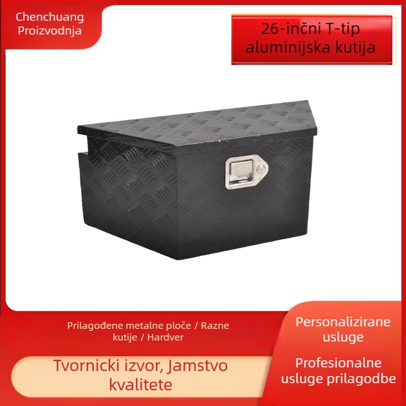 Kutija za alate od aluminijske legure, tip kvadratni korak, prilagodljivo prema crtežima, nosivost 70 kg