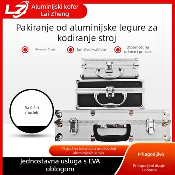 Lazheng aluminijska kutija za alate od legure aluminija s kutijom za instrumente i flight case