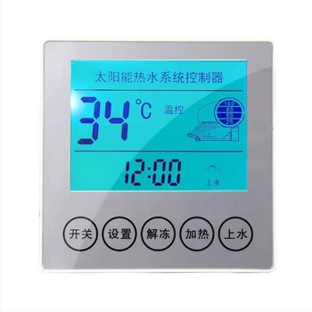 86-tip solarni regulator za bojler s LCD zaslonom, skrivena ugradnja