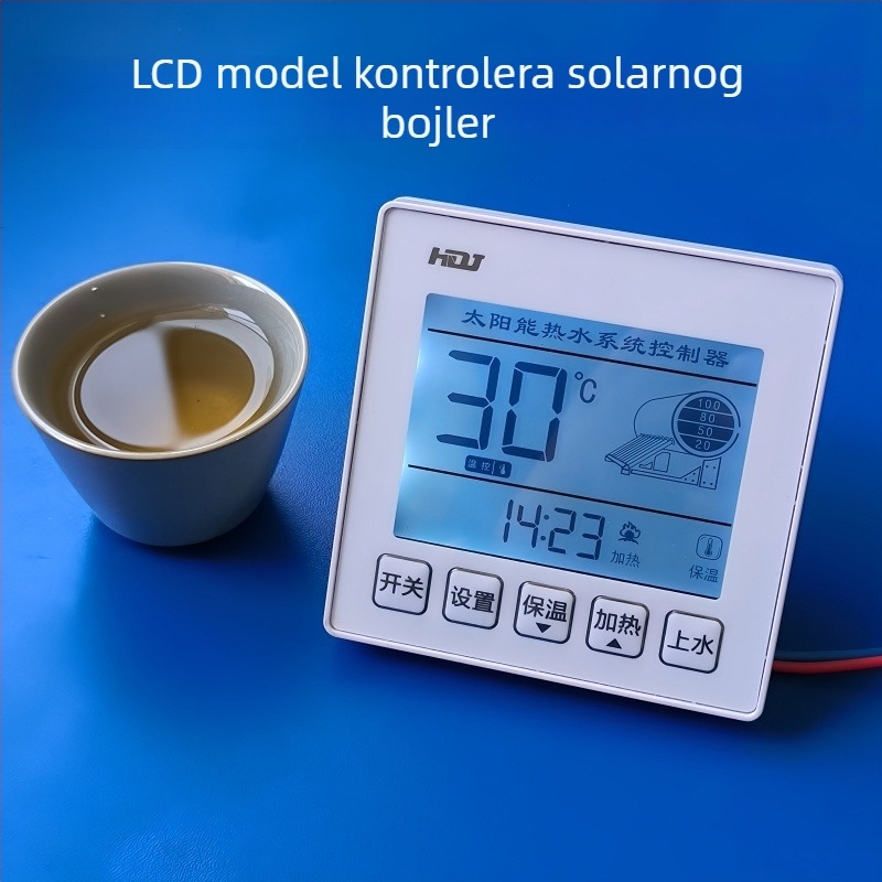86-tip solarni regulator za bojler s LCD zaslonom, skrivena ugradnja