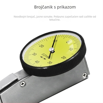 Mehanički dial indikator 0-10 mm, pokazni tip, točnost 0,01 mm