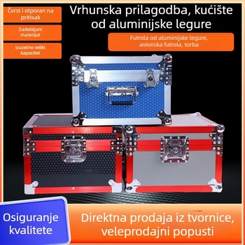 Prilagođeni aluminijski kovčeg za opremu i instrumente, prijenosna kutija za alate