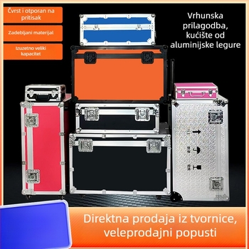 Prilagođeni aluminijski kovčeg za opremu i instrumente, prijenosna kutija za alate