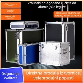 Prilagođeni aluminijski kovčeg za opremu i instrumente, prijenosna kutija za alate