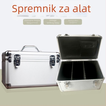 Prijenosni višenamjenski kovčeg od aluminijske legure – kozmetička torbica, medicinsko skladište i kutija za njegu uha te izšivanje