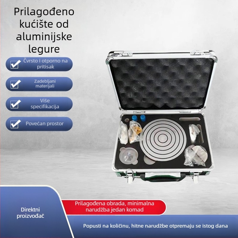Aluminijska kutija za instrumente, otporno na udarce, prijenosna kutija za električne instrumente