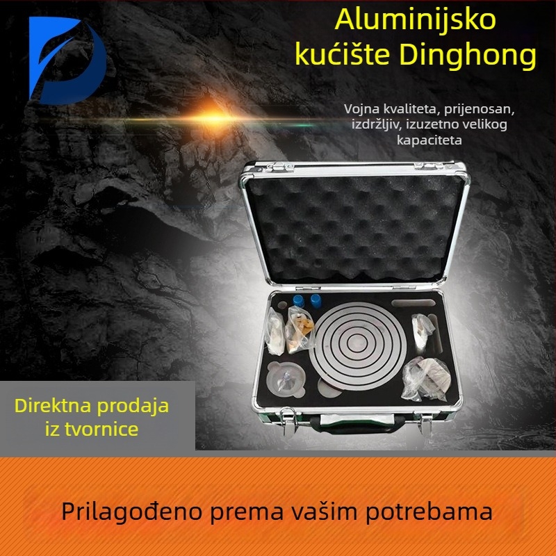 Aluminijska kutija za instrumente, otporno na udarce, prijenosna kutija za električne instrumente