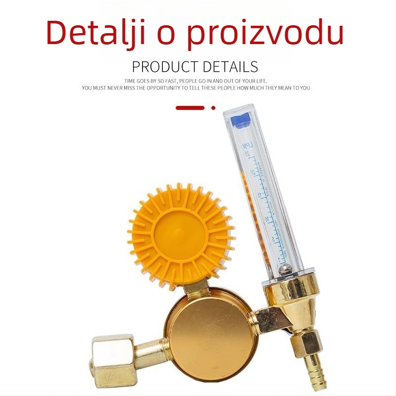 CO2 mjerač protoka sklop — mjerač protoka za CO2, raspon mjerenja 5, dizajn cijevi