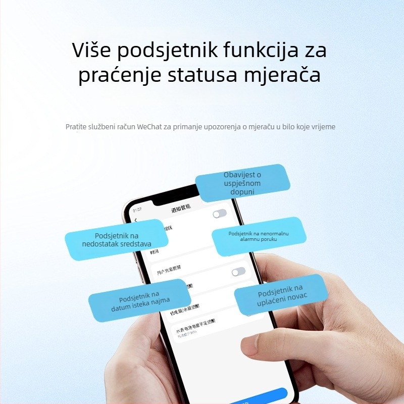 Xinzhuo Inteligentni predplaćeni elektromjer s očitanjem QR koda, 4G daljinsko očitanje, Bluetooth, jednofazni, za kuće u najmu