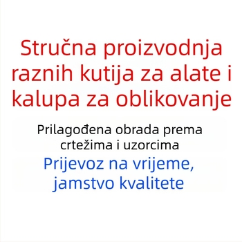 Kombinirani alatni kovčeg za električare, prilagodljiv, plastična kutija izrađena metodom blow molding