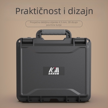 Prijenosna zaštitna kutija za opremu – prijenosna, PP plastična, za skladištenje fotografijske opreme i dronova. (Vrsta: Zaštitna kutija; Materijal: PP plastika; Stil: Prijenosno; Glavna namjena: Skladištenje fotografskog pribora; Serija: FR)