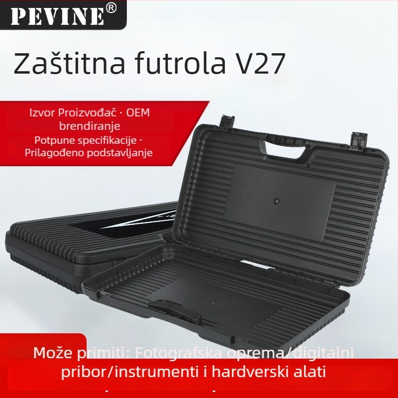 Velika zaštitna kutija za instrumente i hardver, lagana prijenosna kutija alata, kutija za zaštitu nakita