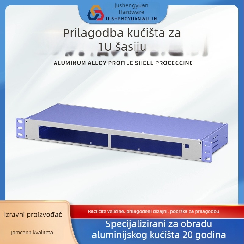GPU serverska kućišta od aluminijske legure, EMI zaštita, AI edge računalni omotač, horizontalni dizajn, prilagodljiva obrada