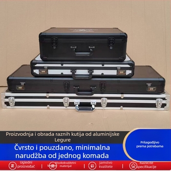 Aluminijski kovčeg za opremu s EVA podlogom i vatrootpornom pločom, prilagodljiv na narudžbu