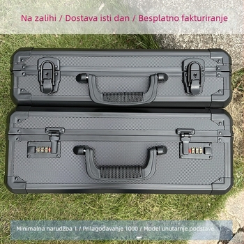 Aluminijsko kućište za instrumente, prijenosna ručna kutija za alate, uzorak