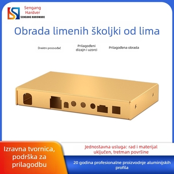 Mašinski obrađeno aluminijsko kućište za instrumente i gateway zaslone, kućište od aluminijske legure, kompaktan stil, srednja tvrdoća