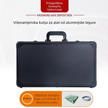 Aluminijska kutija za alate i skladištenje, prijenosna zaštitna kutija za alate i opremu
